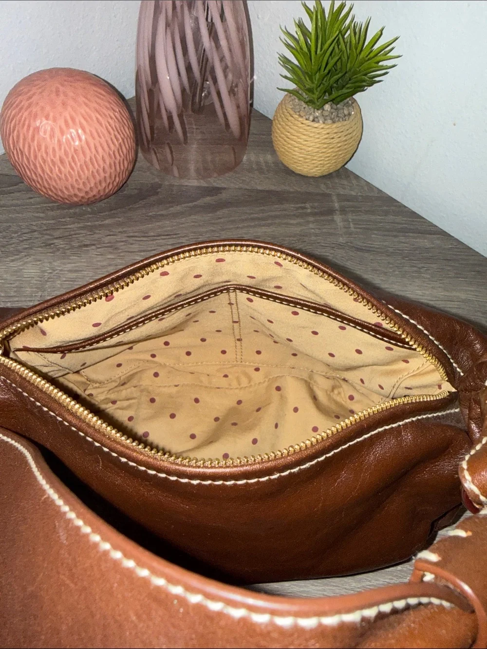 Kate Spade Mini Gabi Brown Shoulder Bag